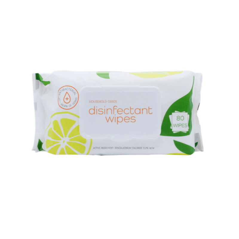 The NAN Disinfectant Wipes Lemon Scent 16x80's