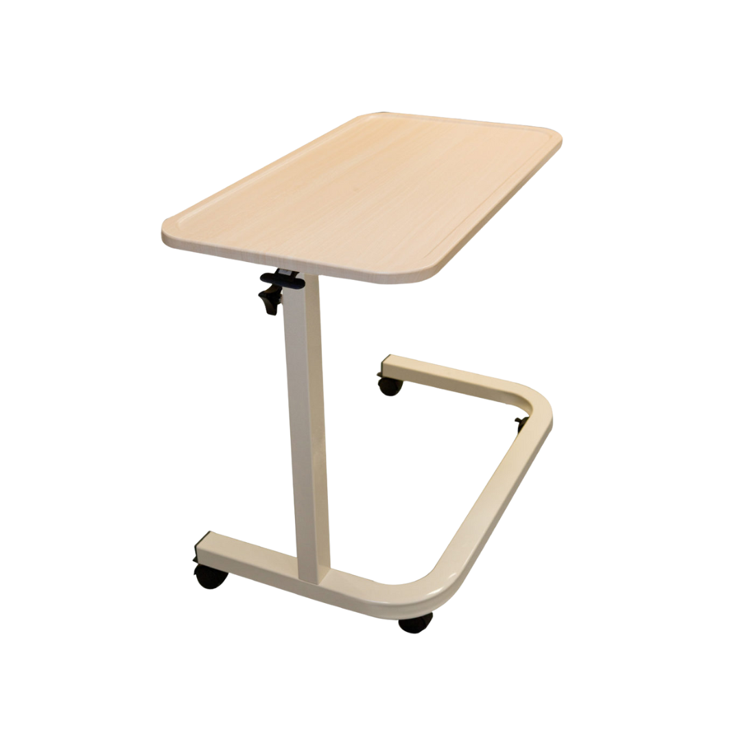 Over Bed/Chair Table Beechwood - Beds and Bedroom Equipment - NDIS