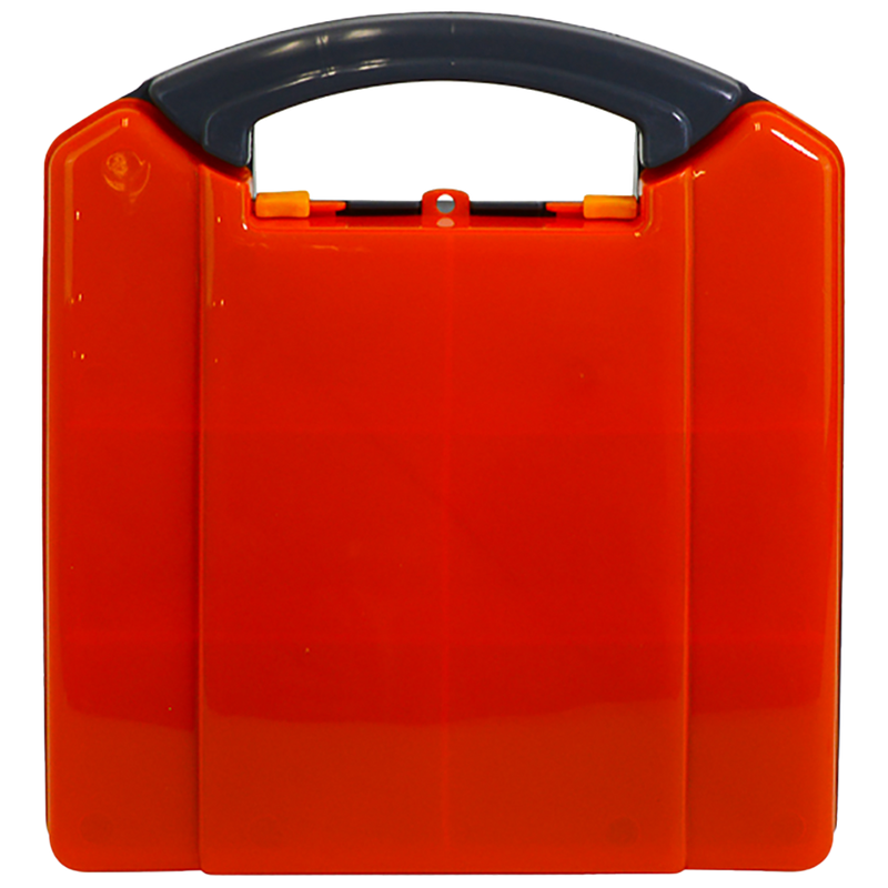 The AEROCASE Small/Medium Orange and Grey Neat Plastic Case