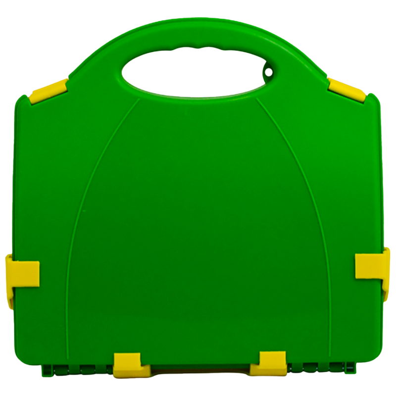 The AEROCASE Medium Green and Yellow Neat Plastic Case