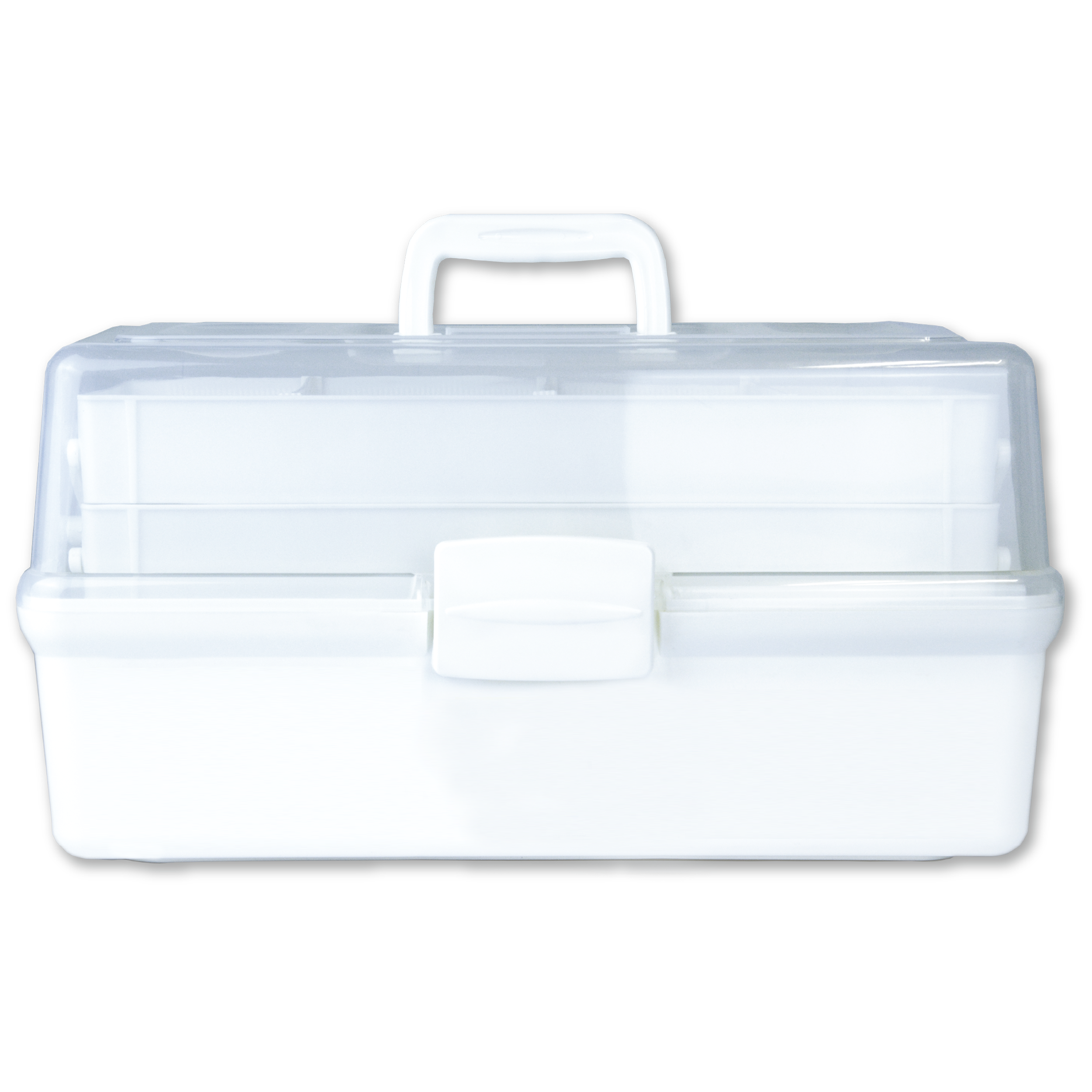 AEROCASE Medium White and Clear Tacklebox 42 x 21 x 22cm