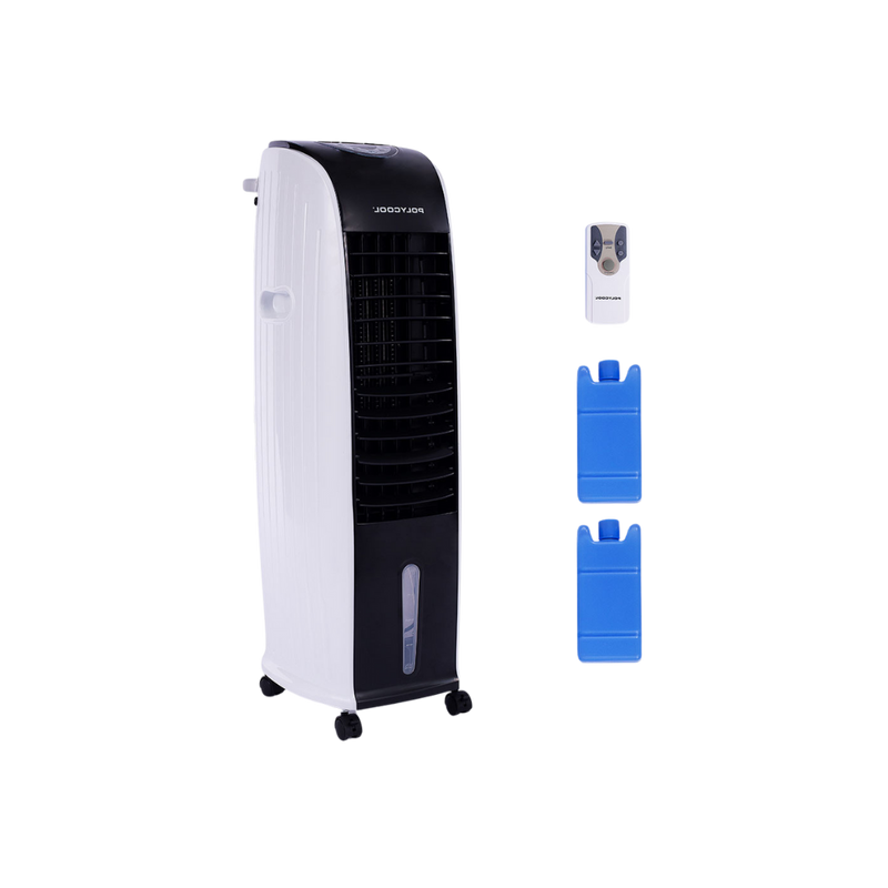 POLYCOOL 8L Portable Evaporative Air Cooler 24 Hour Timer 4 in 1 Cooling Fan