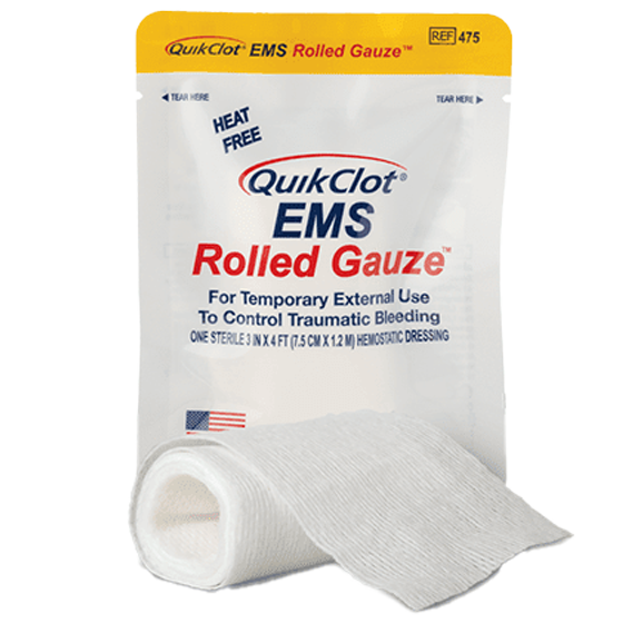 QUIKCLOT Haemostatic EMS Roll 7.5cm x 1.2M