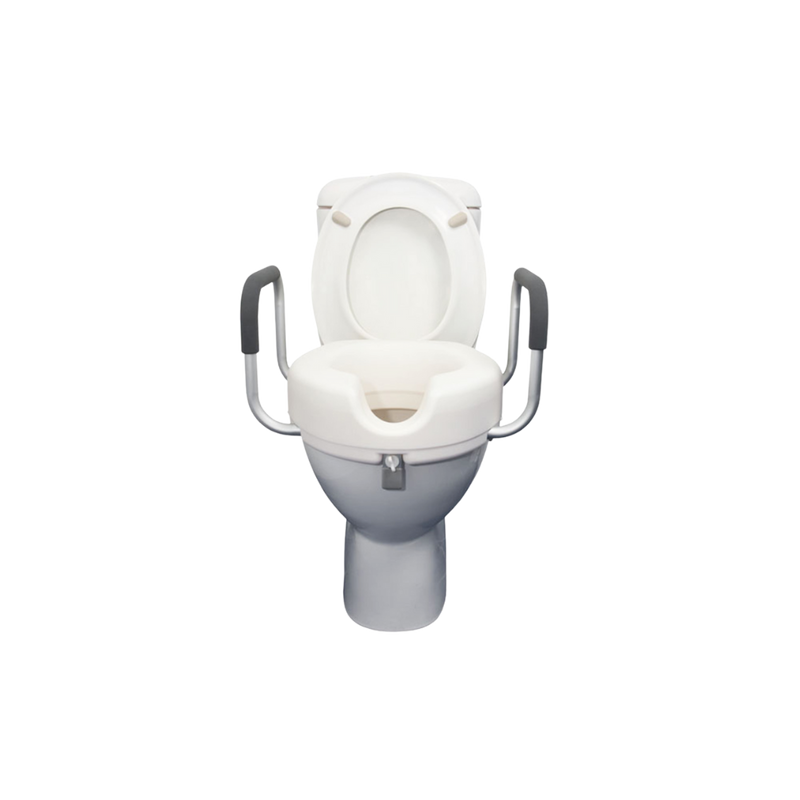 Raised Toilet Seat with Armrests 5cm