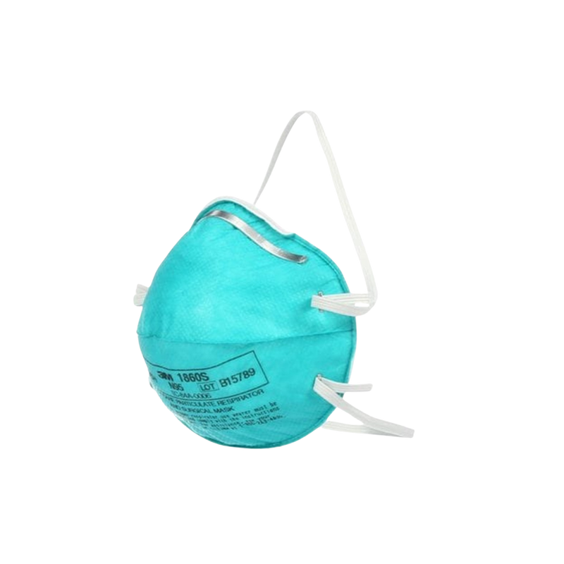 The Respirator Mask Cupped & Surgical Turquoise N95/P2 Small B20 1860S