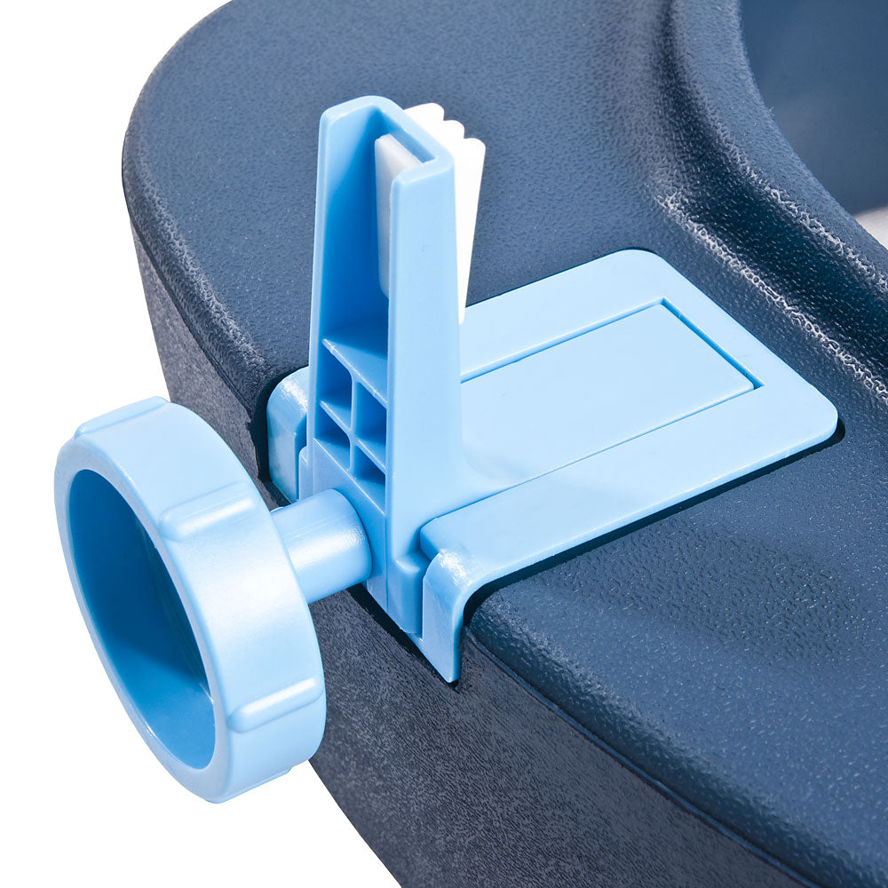 Soft Toilet Seat Riser, Blue -DJ Med