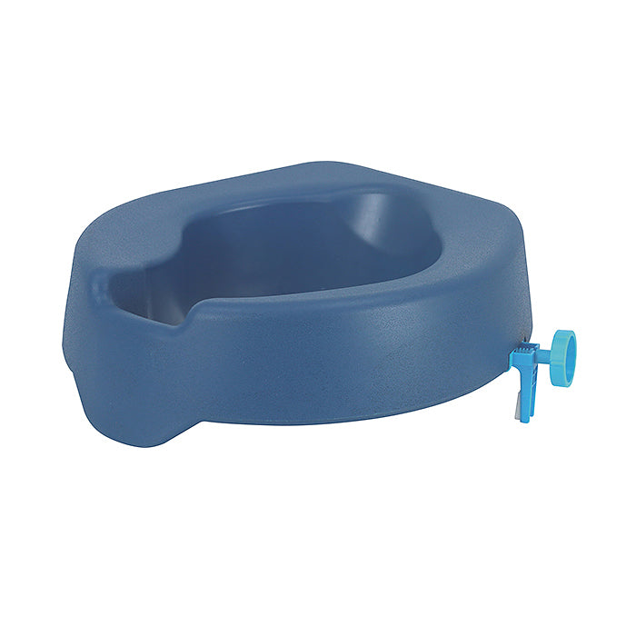 Soft Toilet Seat Riser, Blue -DJ Med