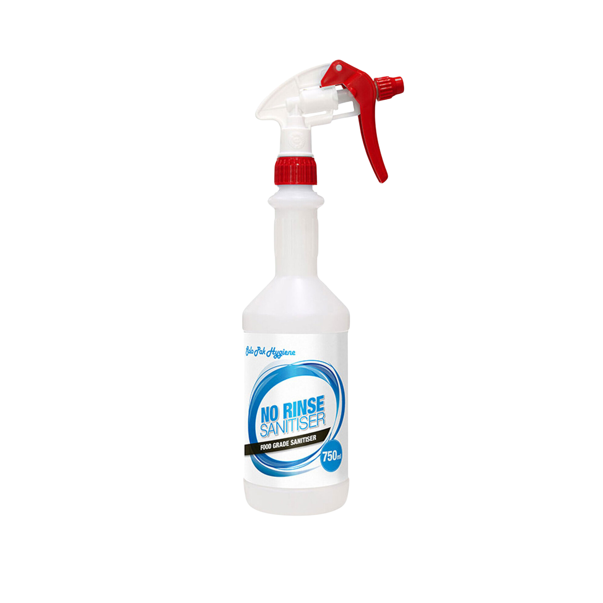 Solopak No Rinse Sanitiser Empty Bottle 750ml with Trigger
