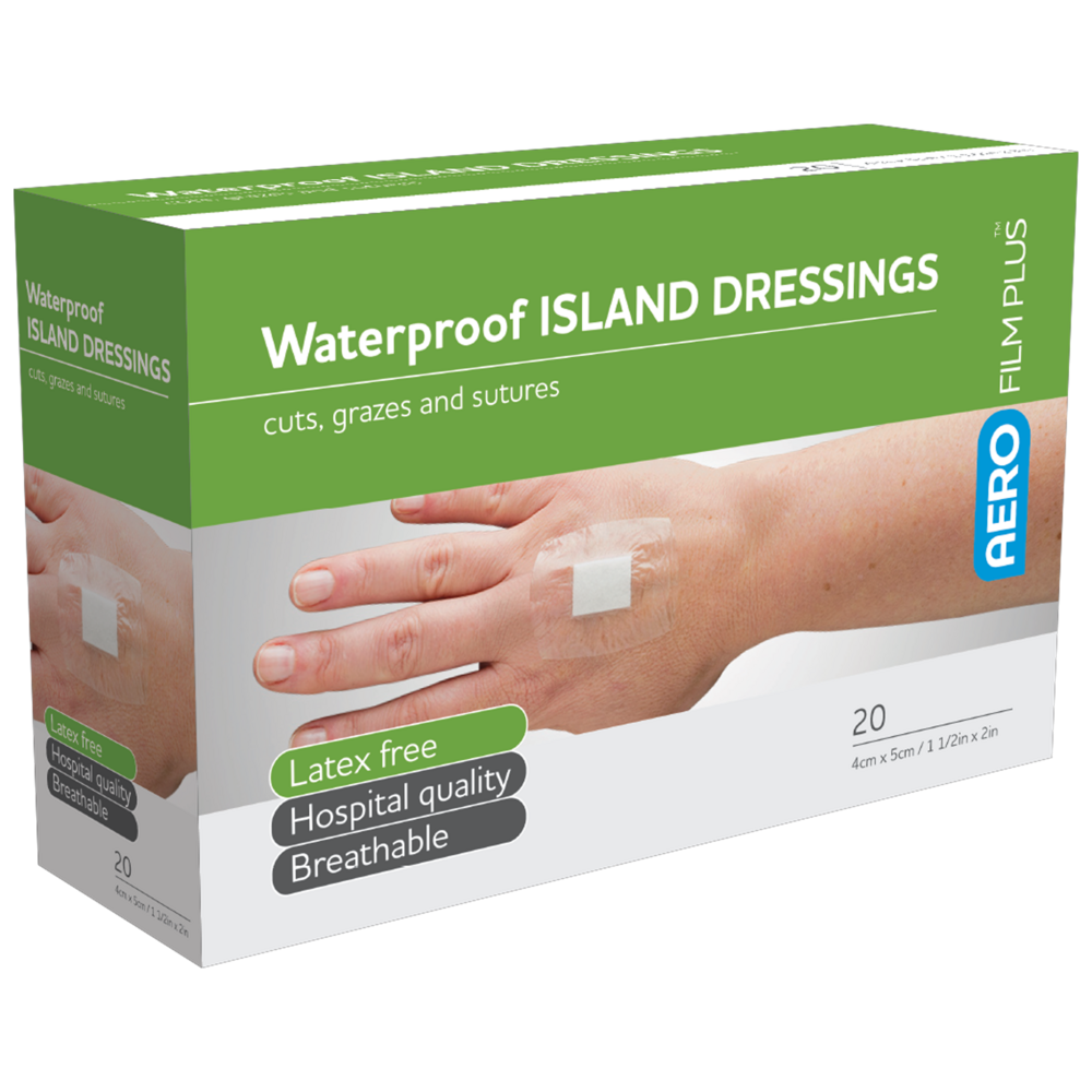 AEROFILM PLUS Waterproof Island Dressing 4 x 5cm Box/20  Box / 20
