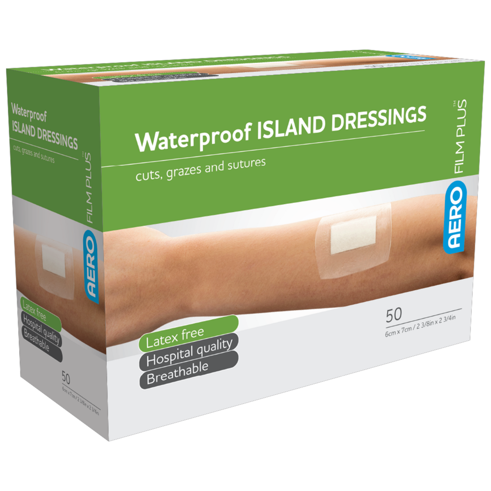 AEROFILM PLUS Waterproof Island Dressing 6 x 7cm  Box / 50
