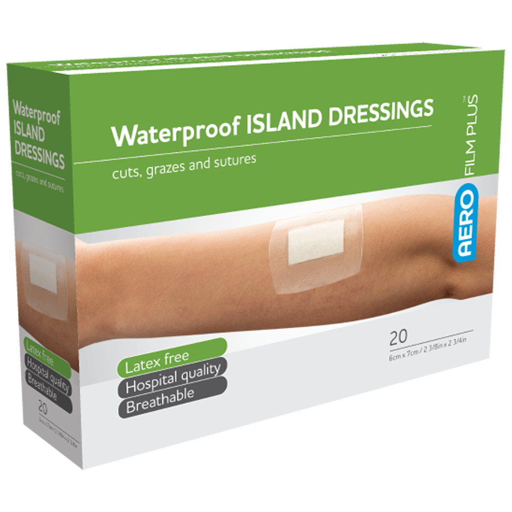 AEROFILM PLUS Waterproof Island Dressing 6 x 7cm Box/20  Box / 20
