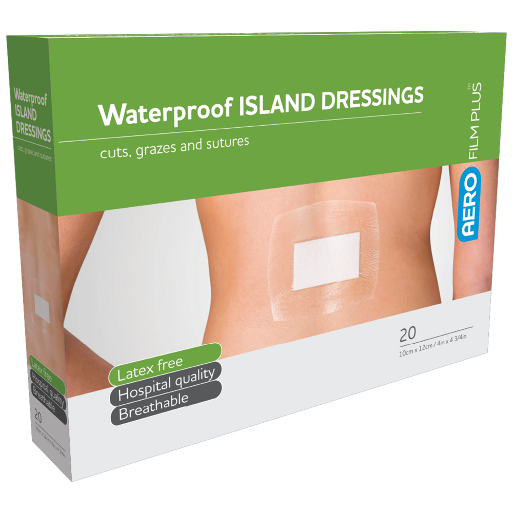 AEROFILM PLUS Waterproof Island Dressing 10 x 12cm  Box/20