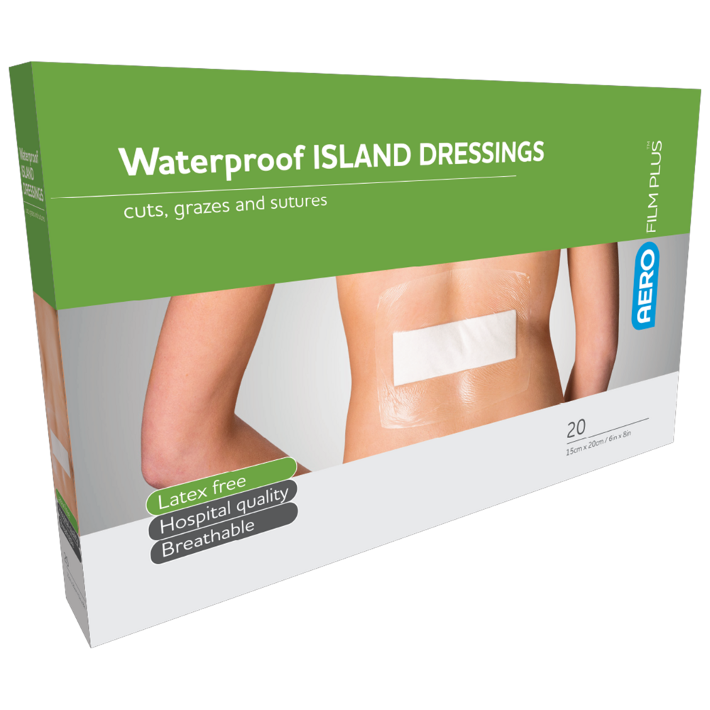 AEROFILM PLUS Waterproof Island Dressing 15 x 20cm  Box/20