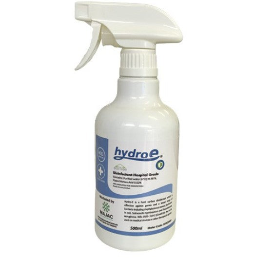 Hydro-E Hospital Grade Disinfectant 500ml Spray Applicator Full