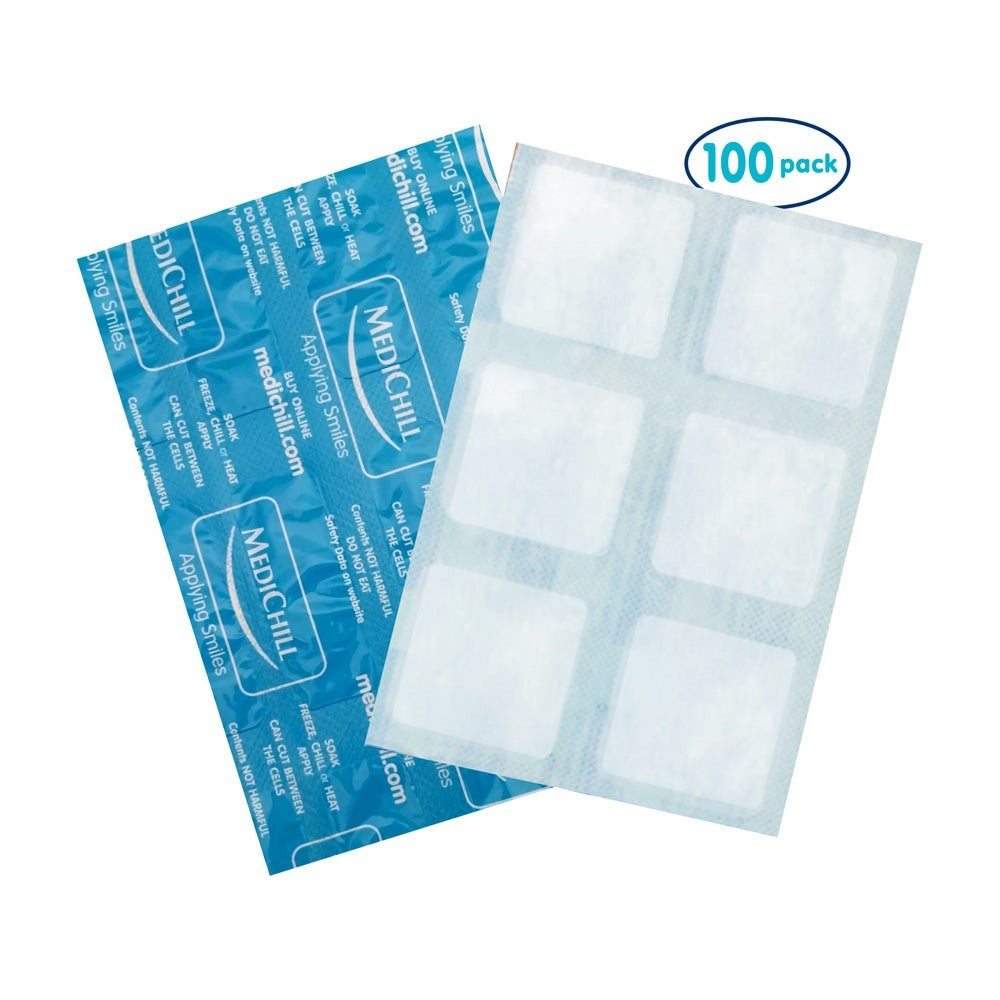 Medichill Ice Pads 6 Cell 12 x 17cm