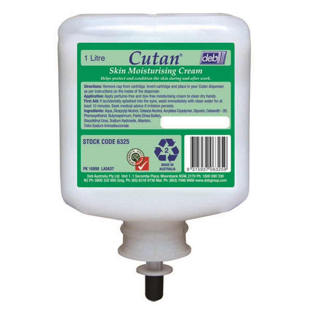 Cutan Moisturising Cream 1ltr Cartridge