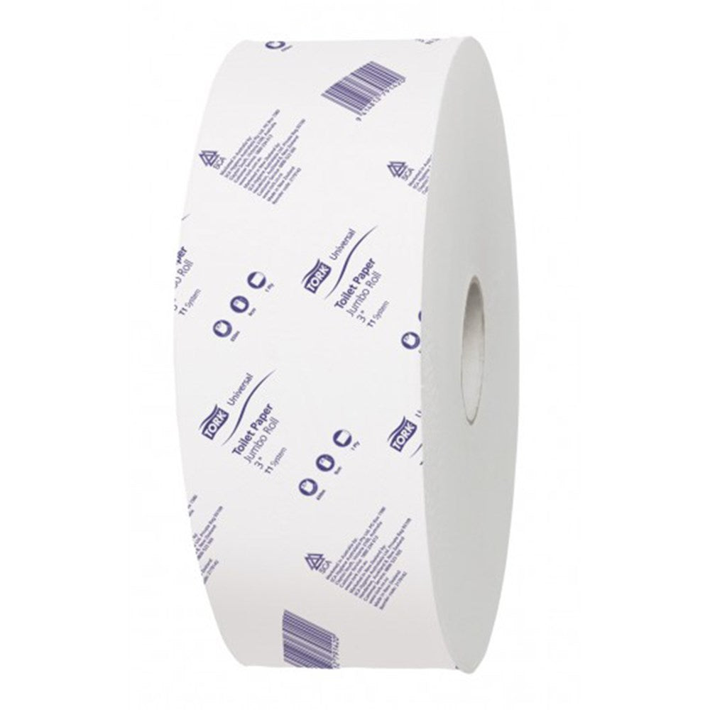 Tork Jumbo Toilet Roll 650m 1Ply Universal T1 (Carton of 6)