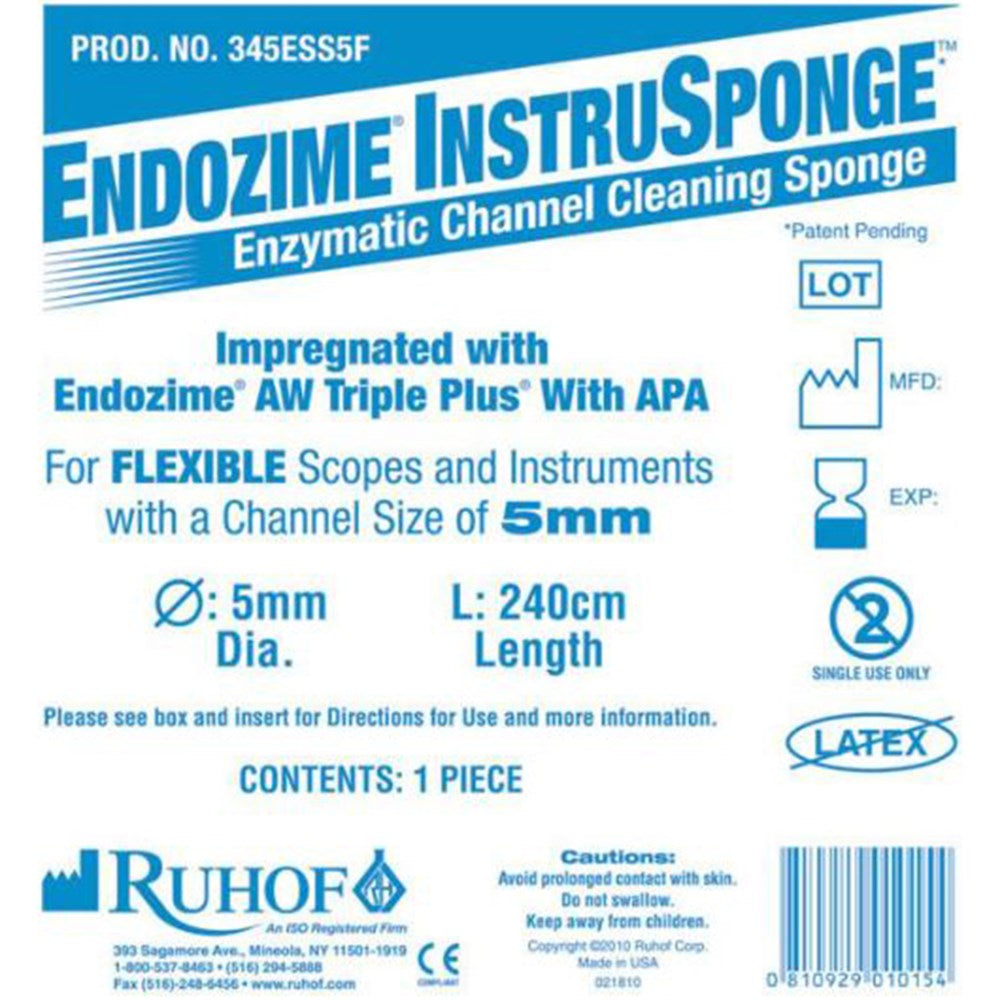 Instrusponge Flexible 5mm x 240cm Blue
