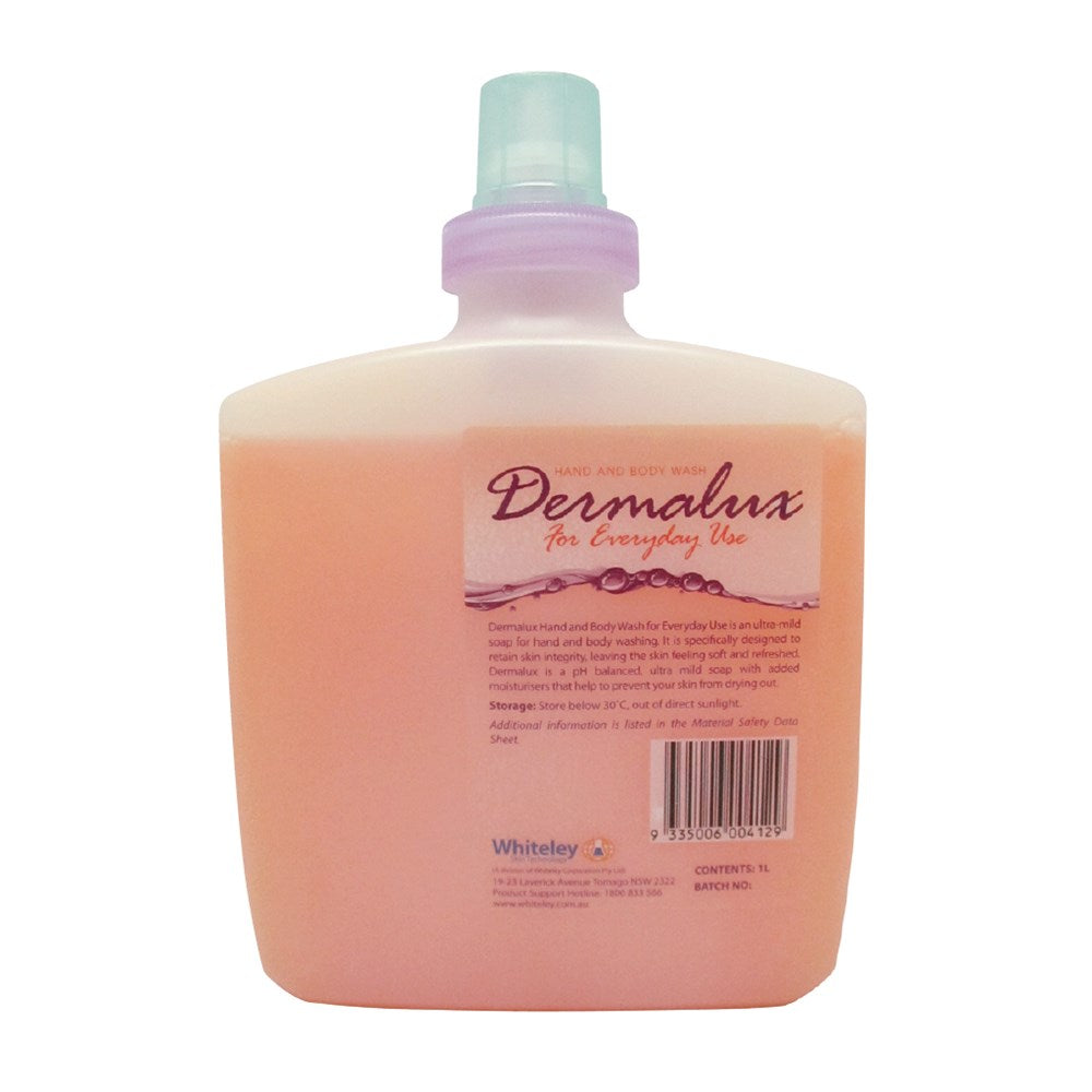 Dermalux Hand Soap Peach 6 x 1 Litre