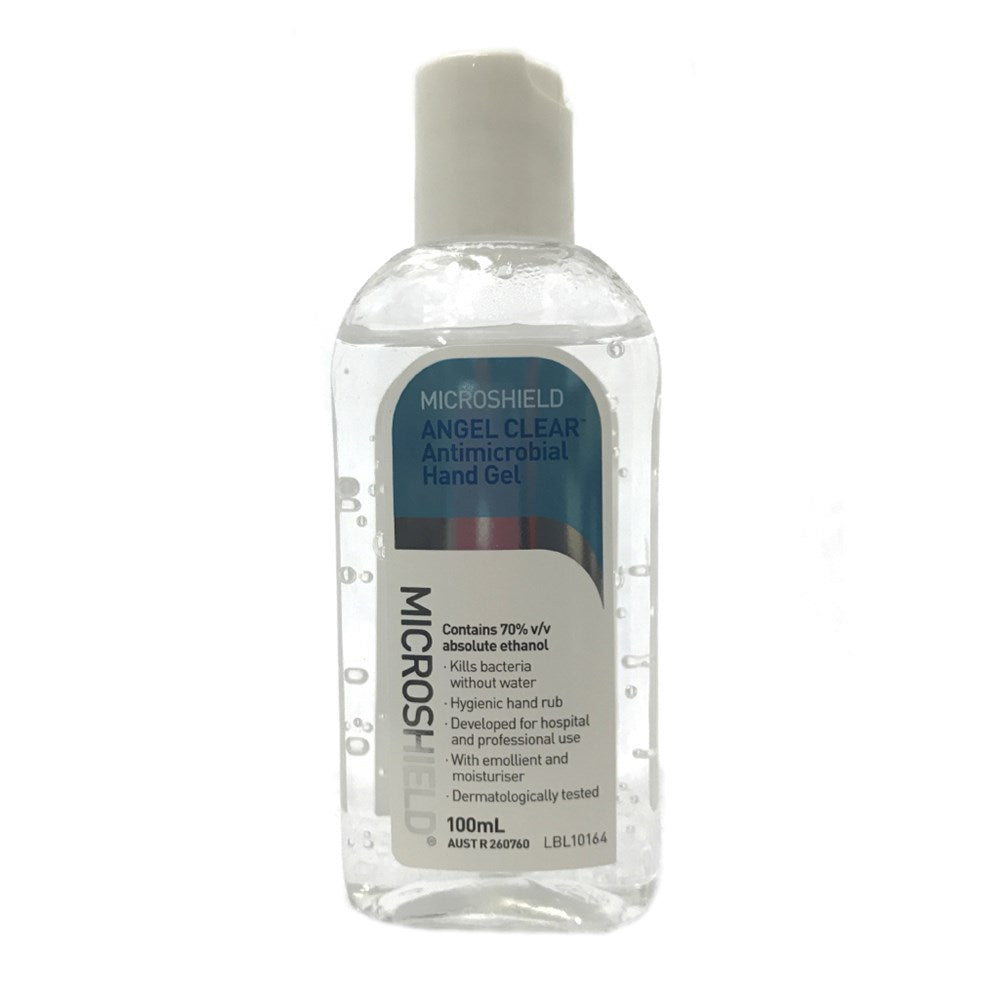 Microshield Angel Clear Antimicrobial Hand Gel 100ml