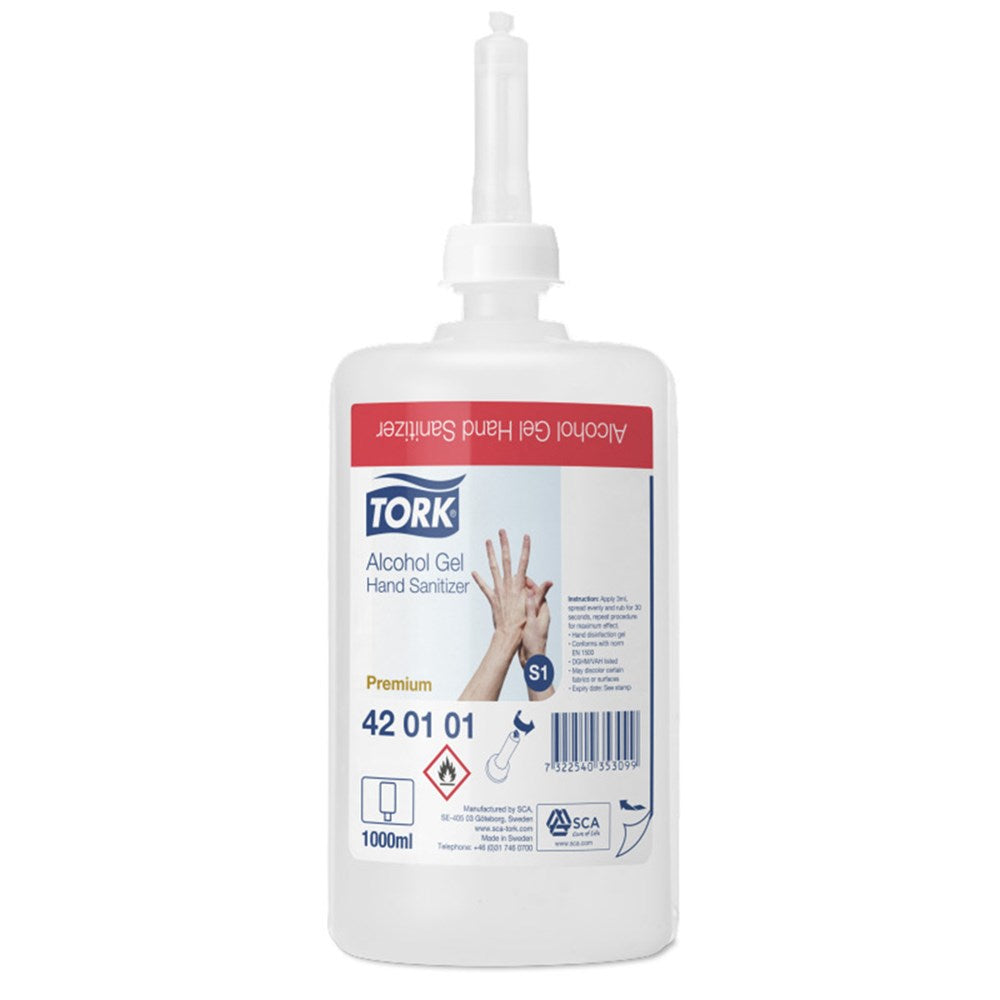 Tork Alcohol Sanitiser Hand Gel S1 1 Litre B6