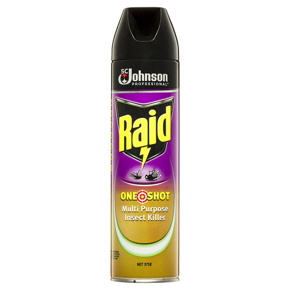 Raid One Shot Multi Purpose Insect Killer Citrus 375g Can