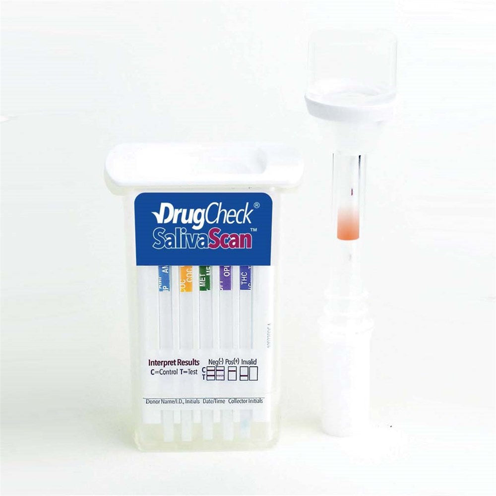 SalivaScan 80902 9 panel Oral Fluid Drug Test (AMP BZO Box of 25