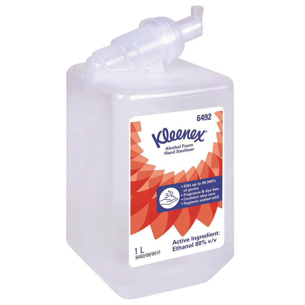 Kleenex Alcohol Foam Hand Sanitiser 1L