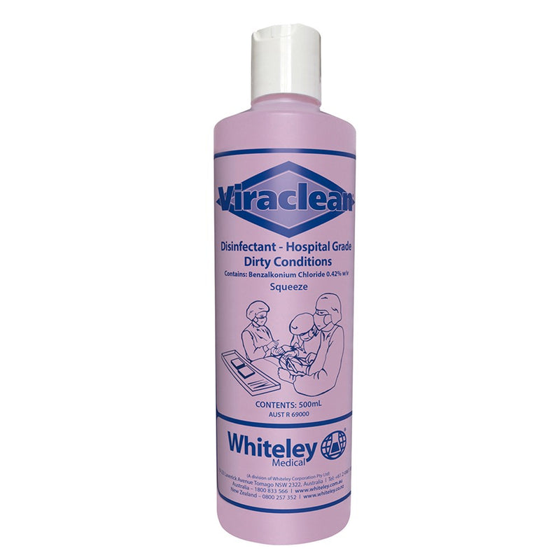 The Viraclean Hospital Grade Disinfectant 500ml Squeeze