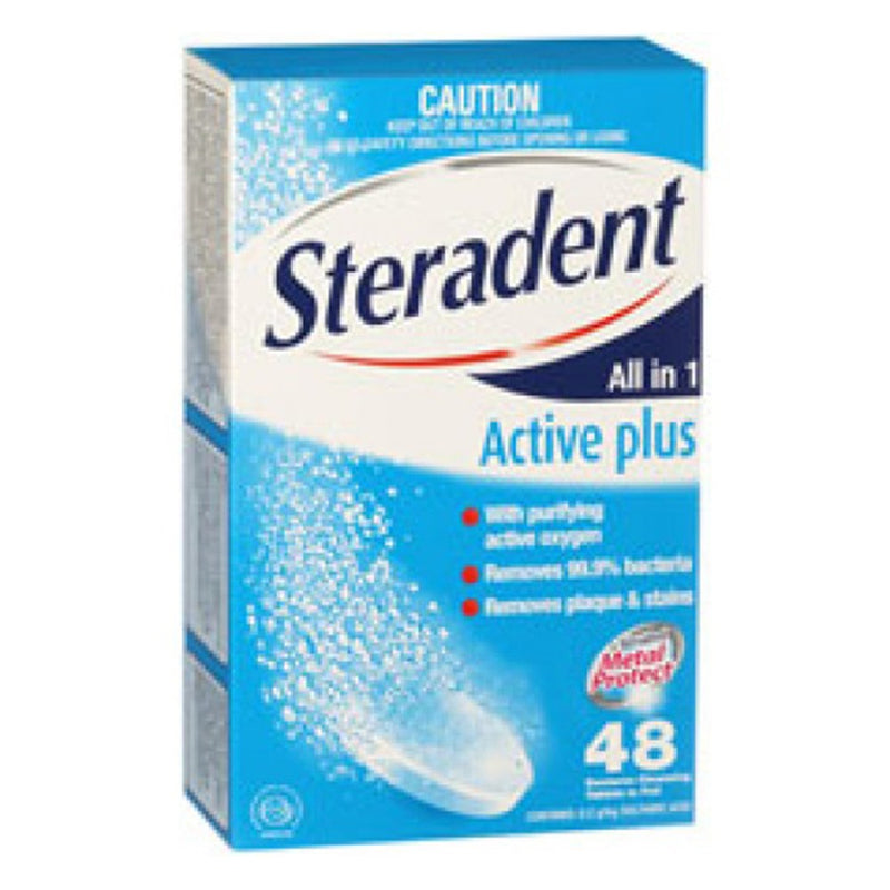 The Steradent Active Plus Tablets 48