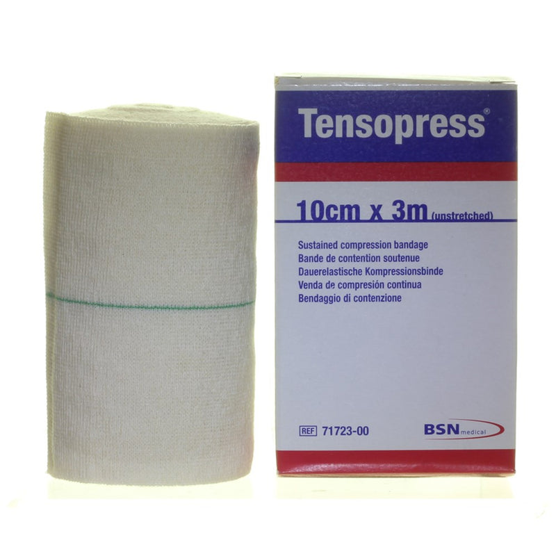 The Tensopress Compression Bandage 10cm x 3m Roll