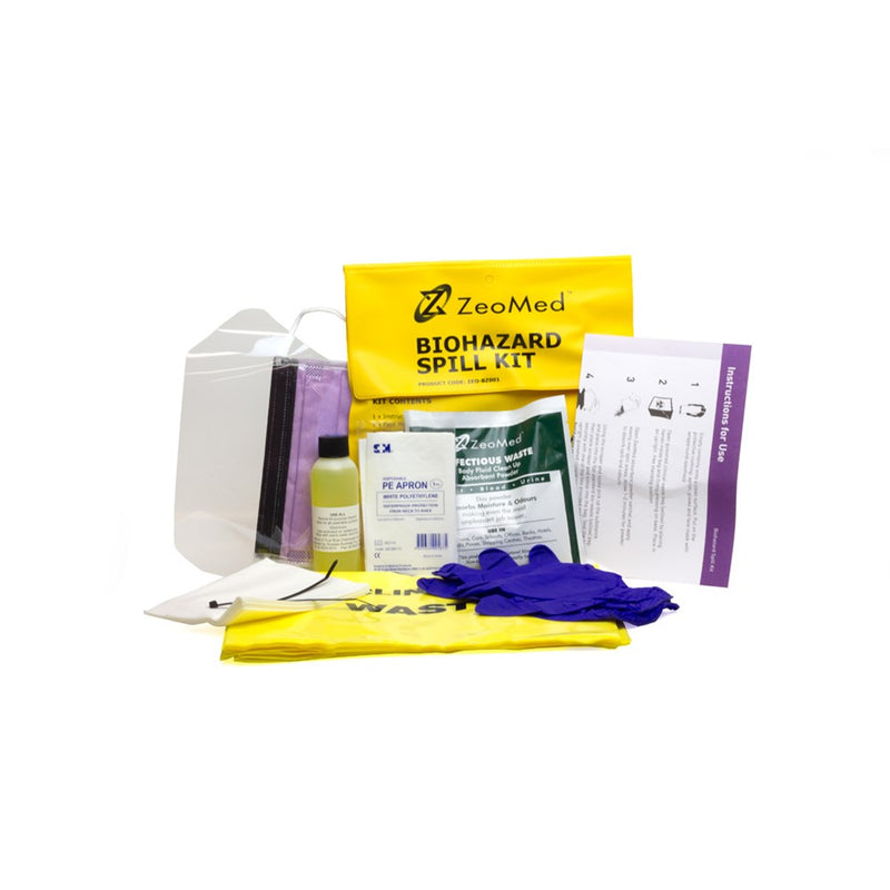 The ZeoMed Biohazard Spill Kit