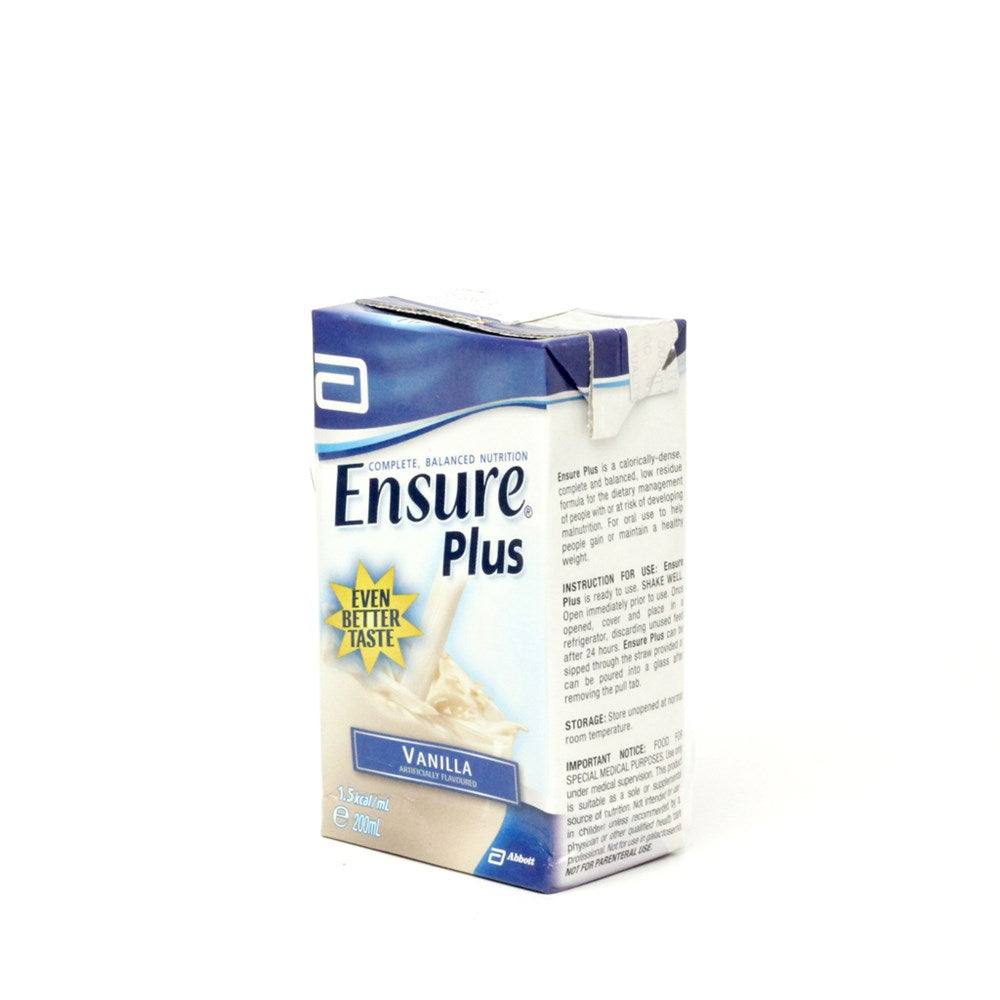 Ensure Plus Vanilla Tetra Pack 200ml ( C27)