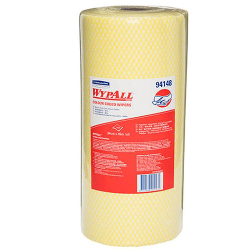 The Wypall Workforce Wipers Roll 34cm x 45m Yellow 94148