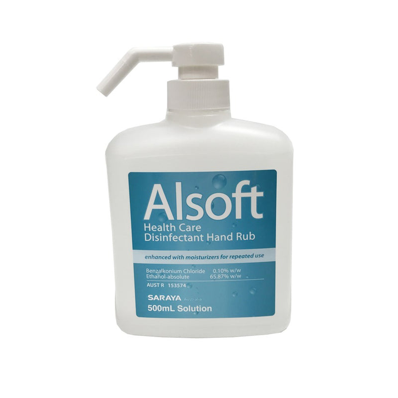 The Saraya Alsoft Health Care Disinfectant Hand Rub 500ml