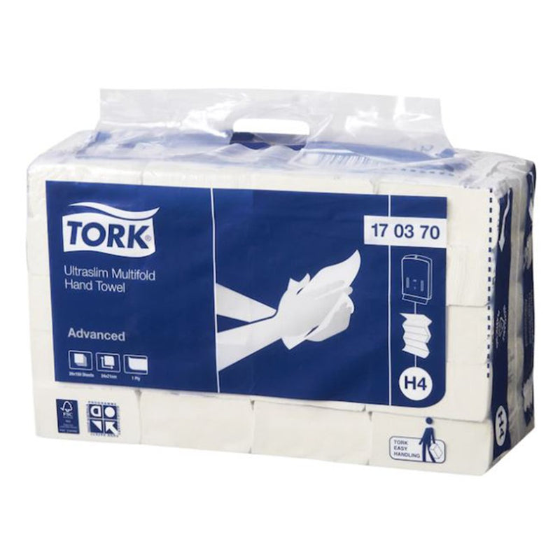 The Tork Ultraslim Multifold Hand Towel 150s 24 x 21cm Advanced H4