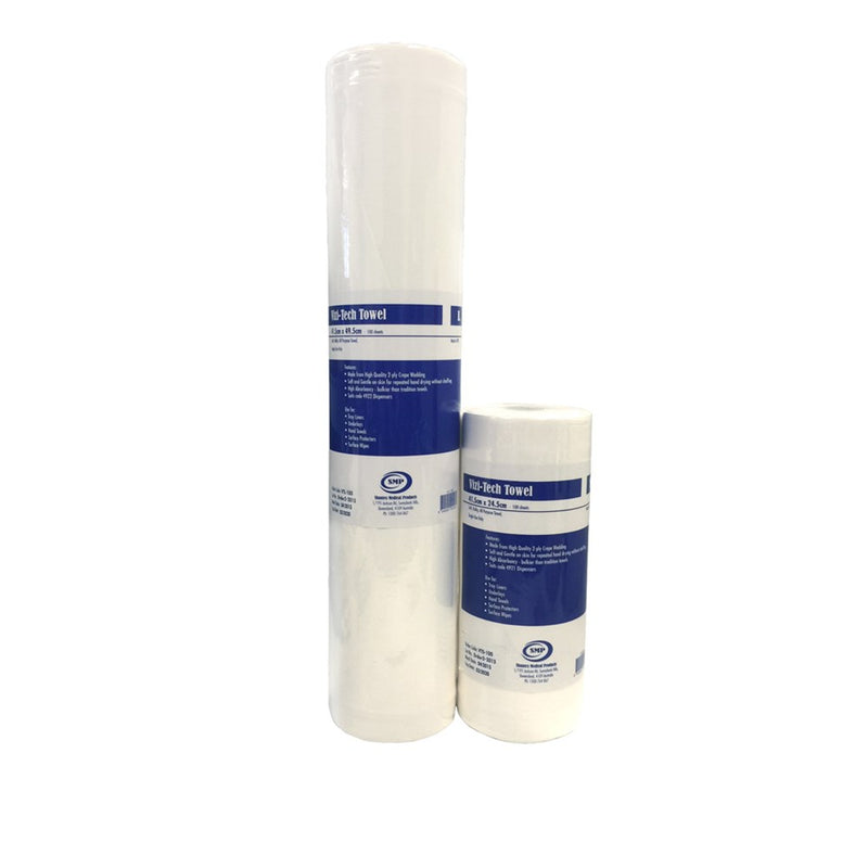 The Small Towel Roll 24.5cm x 38cm x 50m White (130 Sheets) EACH