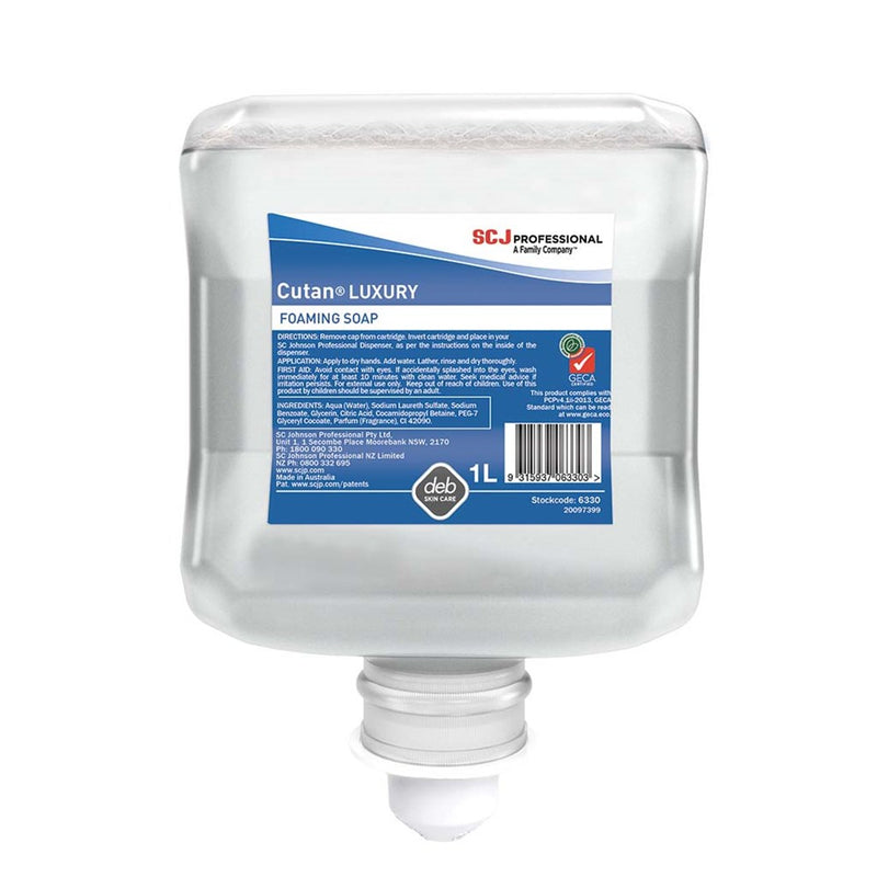The Cutan Clear Foam Hand Wash 1Ltr Cartridge