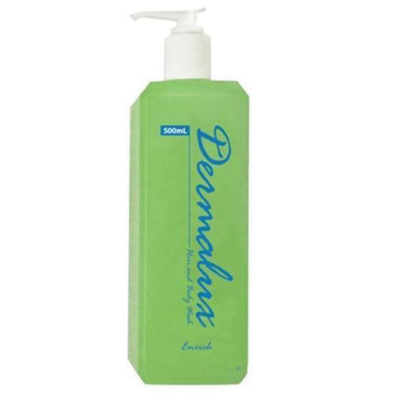 The Dermalux Enrich 3 in 1 Hair & Body Wash 500ml Pump