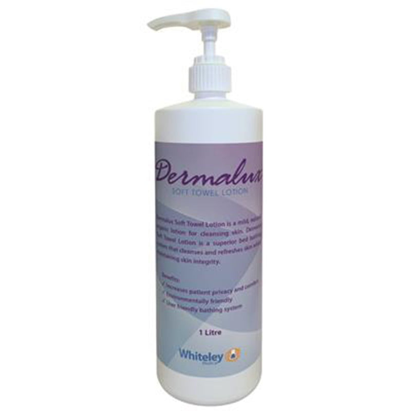 The Dermalux Soft Towel Lotion 1 Litre Pump
