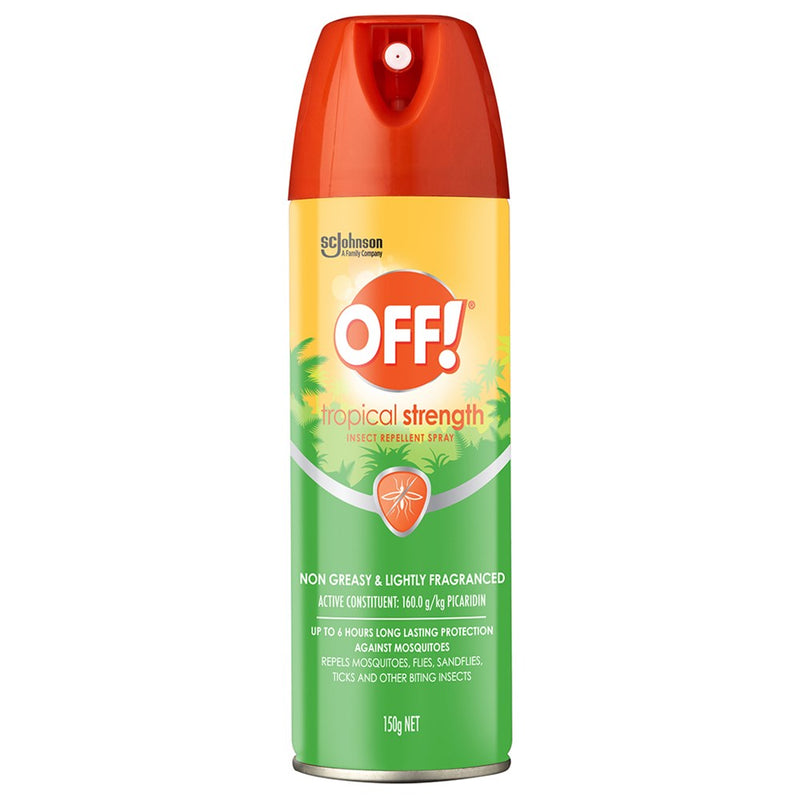 The OFF Tropical Strength Insect Repellent Aerosol 150g Can