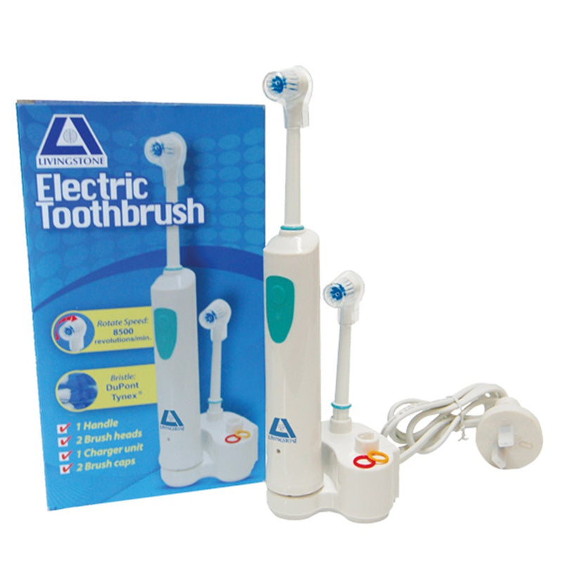 Toothbrush Rechargeable Electric with 2 Brush Heads