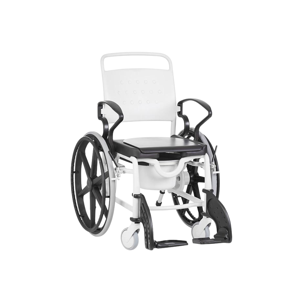Rebotec Genf – Self Propelled Shower Commode Wheelchair
