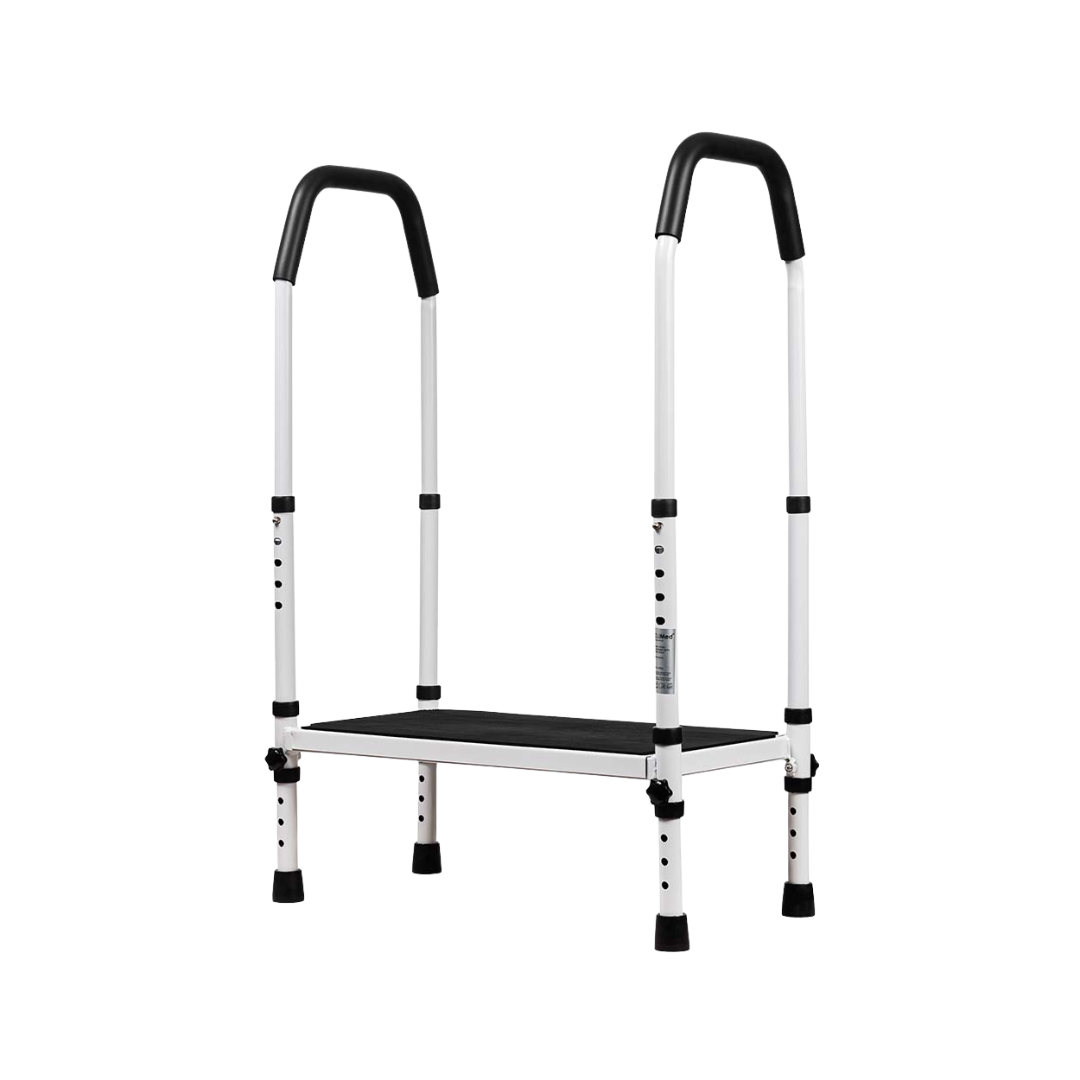 Step Up Stool with Handrails - DJ MED