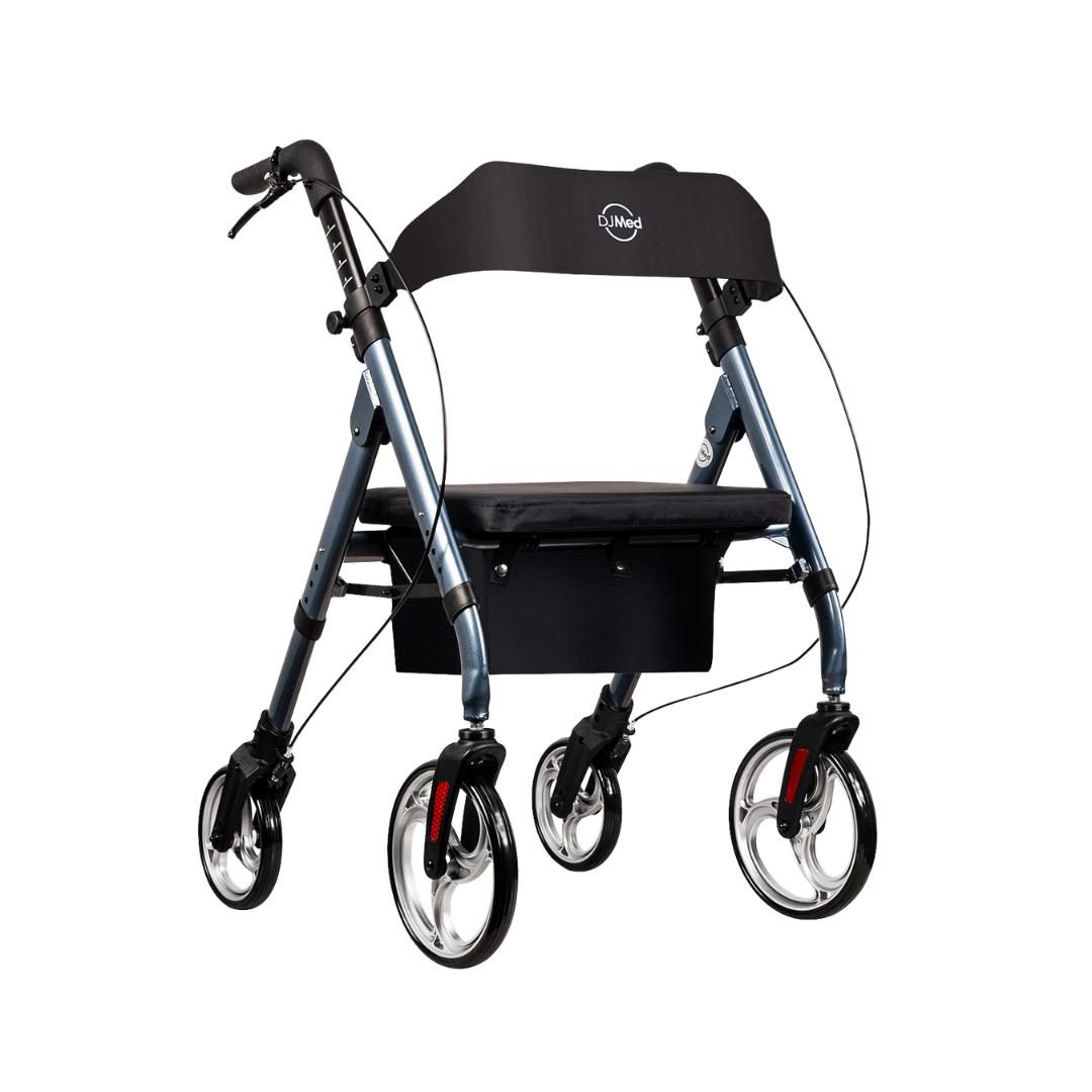Tall & Strong Rollator, Heavy Duty Bariatric Mobility Walker - DJ MED