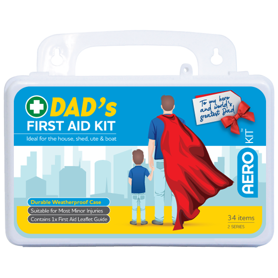 DAD&#039;S 2 Series Plastic Waterproof First Aid Kit 21 x 7.5 x 13cm