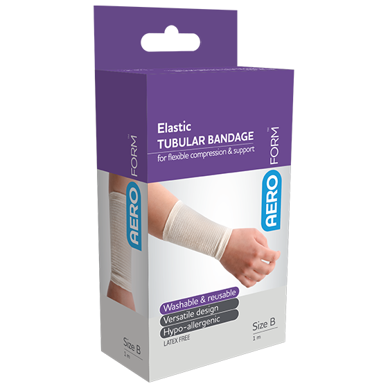 AEROFORM Size B Small Limbs Elastic Tubular Bandage 6.5cm x 1M