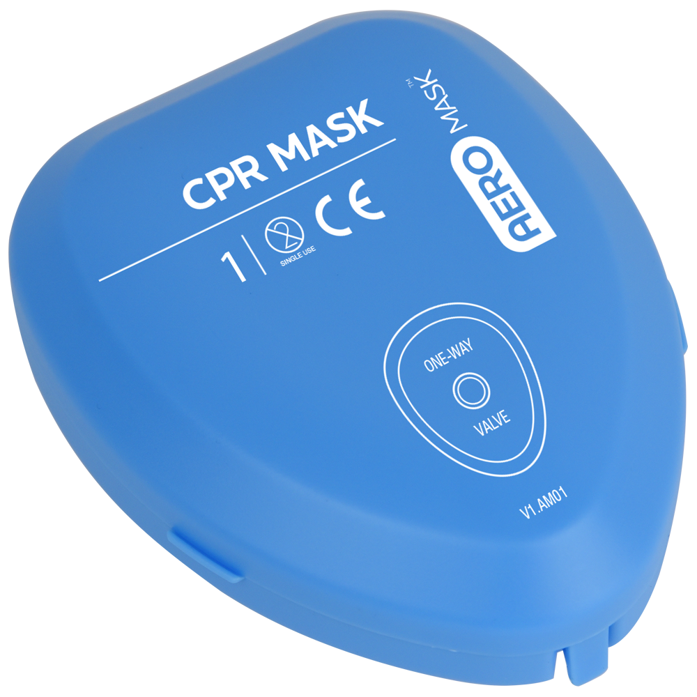 AEROMASK CPR Mask in hard cover