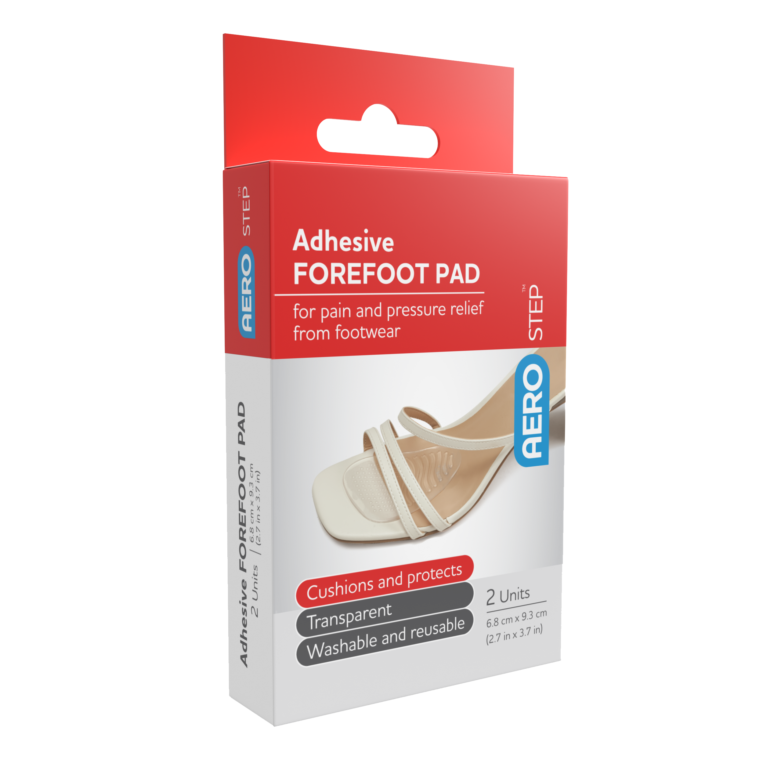 AeroStep&trade; Adhesive Forefoot Pad 2pk