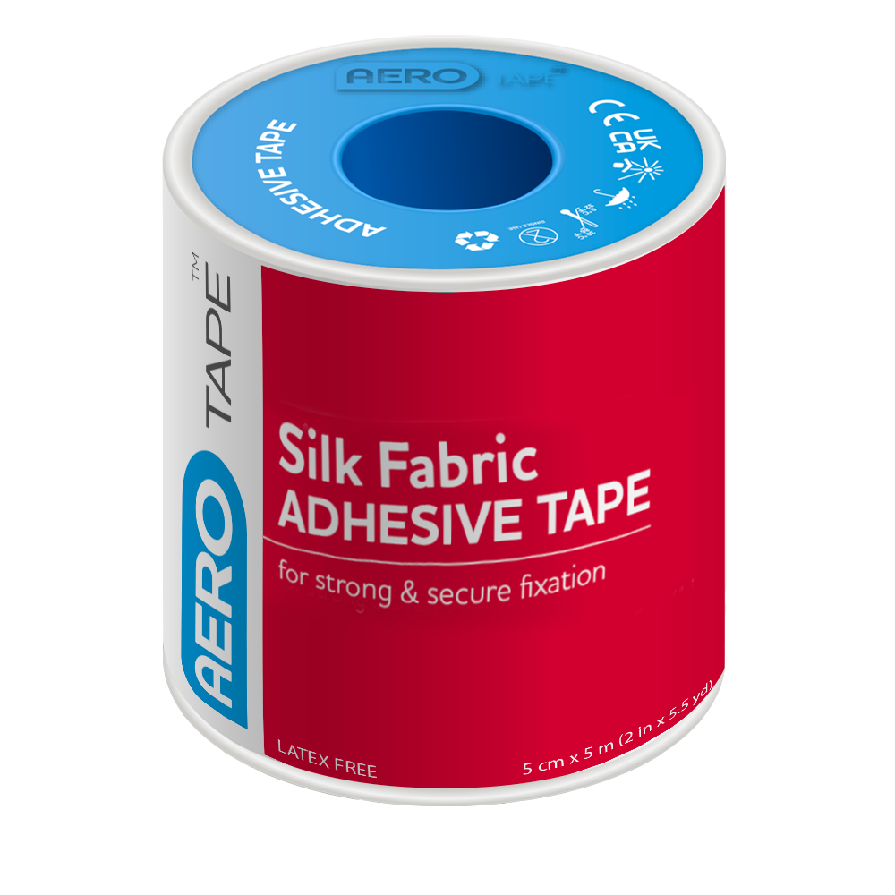 AEROTAPE Silk Fabric Adhesive Tape 5cm x 5M